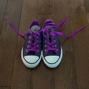 Purple Converse Shoes